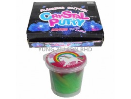 (1PCS)FLASHING GLITTER CRYSTAL PUTTY(UNICORNS)